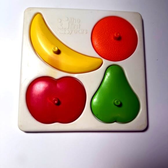 Vintage Avon 1977 The First Years Fruit Puzzle Plastic - Picture 1 of 8